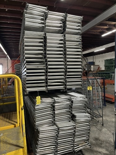 PALLETS GRAVITY FED ROLLER CONVEYORS (APPROXIMATELY 200)