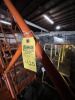 ORANGE 9-STEP ROLLING WAREHOUSE LADDER - 3