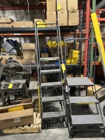 5-STEP ROLLING WAREHOUSE LADDER