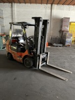 TOYOTA 7FGCU30 FORKLIFT - PROPANE / 3-STAGE / SIDE SHIFT / UNKNOWN HOURS - SERIAL No. 66798
