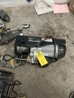 ELECTRIC HOIST - SINGLE LINE 1,100 LB CAPACITY / DOUBLE LINE 2,200 LB CAPACITY