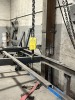 MILWAUKEE HD ELECTRIC HOIST ON I BEAM CANTILEVER BOLTED TO FLOOR - 3