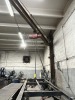 MILWAUKEE HD ELECTRIC HOIST ON I BEAM CANTILEVER BOLTED TO FLOOR - 4