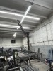 MILWAUKEE HD ELECTRIC HOIST ON I BEAM CANTILEVER BOLTED TO FLOOR - 5