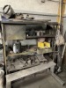 ASSORTED PIECES - 1- US GENERAL TOOLBOX / 1- CABINET (DAMAGED) / 1- METAL SHELVING - 4