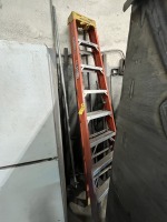 WERNER FIBERGLASS LADDER - 8'