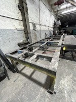ROLLING WELDING TABLE FRAMES - APPROXIMATELY 30'L x 6'D