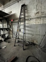WERNER FIBERGLASS LADDER - 12'