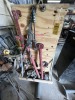 LOT ASSORTED - CLAMPS, FRAME STRAINERS, COME-A-LONGS, ETC (CONTENTS OF ROLLING CART) - 2