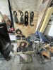LOT ASSORTED - CLAMPS, FRAME STRAINERS, COME-A-LONGS, ETC (CONTENTS OF ROLLING CART) - 3