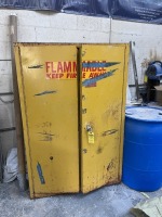 YELLOW FIRE CABINET
