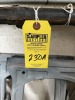 LOT ASSORTED - 4- PAINT RACKS, 2- SAWHORSES, 1- DIVE TANK, 1- OXYGEN TANK, 1- AXLE, ETC - 2