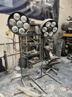 HEATER LAMPS ON STANDS