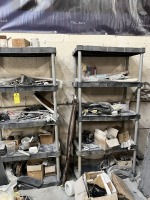 ASSORTED SHELVING UNITS WITH CONTENTS - ASSORTED PARTS