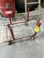 SMALL MOTOR STAND ON WHEELS