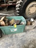 BINS ASSORTED - CLAMPS, CAR PARTS, AVIATION ALTIMETER, ETC