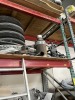 LOT ASSORTED - TIRES, STEERING COLUMN, MUFFLER SYSTEM, ETC (CONTENTS OF MIDDLE SHELF) - 3