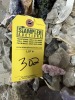 LOT ASSORTED QUARTZ & CRYSTALS - 6