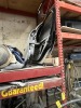LOT ASSORTED - 3- DOORS / 2- HEAVY POSTS / 1- DRUM LIFTER - 2