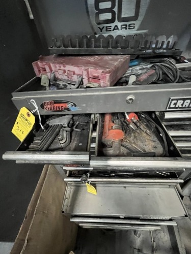 LOT ASSORTED TOOLS - SCREWDRIVERS, ADJUSTABLE WRENCHES, HAMMERS, WRENCHES, ETC (CONTENTS OF 3 TOOLBOXES)