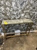TABLE WITH MIRRORED TOP