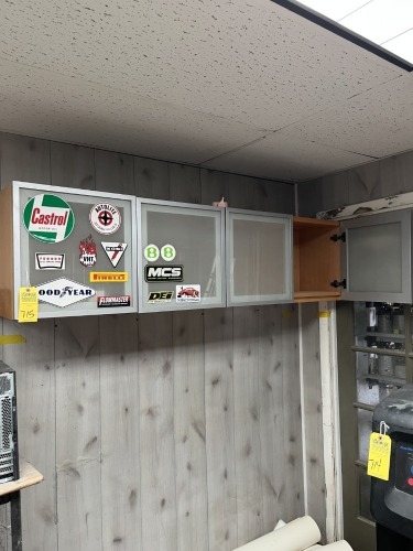 WALL CABINET WITH GLASS FRONT (MOUNTED)