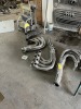LOT - 2- CHROME HEADERS / 2- CHROME EXHAUSTS - 2