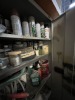 GRAY METAL CABINETS WITH CONTENTS - ASSORTED SCREWS, NAILS, PAINT, ETC - 5