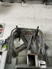 LOT - PARTS HOLDER FOR PAINT SPRAYING & SAW HORSES - 2