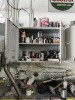 GRAY METAL WALL CABINETS WITH CONTENTS (MOUNTED) - PAINTING CHEMICALS, ETC - 3