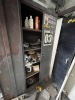 METAL CABINETS WITH CONTENTS - CHEMICALS, POLISHING PADS, TAPE, ETC - 6