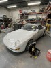 1992 PORSCHE 968 - VIN #WP0CA2962NW840189 - WHITE EXTERIOR / BLUE INTERIOR - MANUAL TRANSMISSION - CONVERTIBLE - KEYS - 6,767 MILES ON ODOMETER