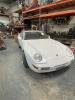 1992 PORSCHE 968 - VIN #WP0CA2962NW840189 - WHITE EXTERIOR / BLUE INTERIOR - MANUAL TRANSMISSION - CONVERTIBLE - KEYS - 6,767 MILES ON ODOMETER - 2