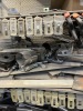 METRO RACKS WITH CONTENTS - LIGHTS, BEARINGS, CONTROL VALVES, METAL SCRAPS, CLAMPS, ETC - 7