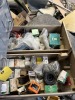 METAL CABINET WITH 16 DRAWERS & CONTENTS - NUTS, BOLTS, HARDWARE, ETC - 4