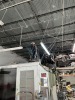 LOT ASSORTED - HOODS, DOORS, SPEAKERS, TABLE, ETC (ON TOP OF SPRAY BOOTH)