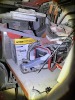 LOT ASSORTED - BACK LOFT SECTION - 18' METAL TABLE, ALUMINUM LADDER, GENERATOR, AUTOMOTIVE DOORS, METAL BEAMS, TABLE FOR TABLE SAW, CAR PARTS, BUMPERS, LIGHTS, METAL RACKS, PRESSURE WASHER, FAN, HOISTS, TOOL BOX, TIRES, ETC ***MUST HAVE FORKLIFT*** - 15