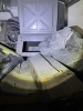 LOT ASSORTED - BACK LOFT SECTION - 18' METAL TABLE, ALUMINUM LADDER, GENERATOR, AUTOMOTIVE DOORS, METAL BEAMS, TABLE FOR TABLE SAW, CAR PARTS, BUMPERS, LIGHTS, METAL RACKS, PRESSURE WASHER, FAN, HOISTS, TOOL BOX, TIRES, ETC ***MUST HAVE FORKLIFT*** - 20