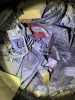 LOT ASSORTED - FRONT LOFT SECTION - MITRE SAWS, DIVE TANKS, METAL PIPES, PRESSURE CLEANER, CAR PARTS, TIRES, PAINT SPRAYER, HOSE REEL, HEADLIGHTS, PLASTIC TANKS, HYDRAULIC PIPE BENDER, ARC WELDER, PROPS, SHELVING UNITS, ETC ***MUST HAVE FORKLIFT*** - 3