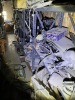 LOT ASSORTED - FRONT LOFT SECTION - MITRE SAWS, DIVE TANKS, METAL PIPES, PRESSURE CLEANER, CAR PARTS, TIRES, PAINT SPRAYER, HOSE REEL, HEADLIGHTS, PLASTIC TANKS, HYDRAULIC PIPE BENDER, ARC WELDER, PROPS, SHELVING UNITS, ETC ***MUST HAVE FORKLIFT*** - 7