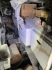 LOT ASSORTED - FRONT LOFT SECTION - MITRE SAWS, DIVE TANKS, METAL PIPES, PRESSURE CLEANER, CAR PARTS, TIRES, PAINT SPRAYER, HOSE REEL, HEADLIGHTS, PLASTIC TANKS, HYDRAULIC PIPE BENDER, ARC WELDER, PROPS, SHELVING UNITS, ETC ***MUST HAVE FORKLIFT*** - 20