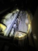 LOT ASSORTED - FRONT LOFT SECTION - MITRE SAWS, DIVE TANKS, METAL PIPES, PRESSURE CLEANER, CAR PARTS, TIRES, PAINT SPRAYER, HOSE REEL, HEADLIGHTS, PLASTIC TANKS, HYDRAULIC PIPE BENDER, ARC WELDER, PROPS, SHELVING UNITS, ETC ***MUST HAVE FORKLIFT*** - 25