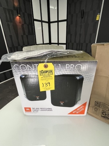 JBL PROFESSIONAL 2-WAY COMPACT LOUD SPEAKERS (MOUNTED)