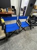 BLUE DIRECTOR CHAIRS