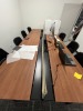 8-PERSON WORKSTATION TABLE WITH POWER RAIL & DIVIDER - 3