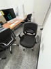 BLACK ROLLING OFFICE CHAIRS