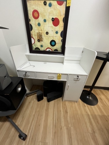 WHITE DESK
