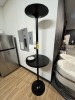 BLACK ROUND HIGH TOP TABLES - 24'' DIAMETER