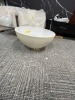 ROUND WHITE TABLE WITH MARBLE TOP - 2