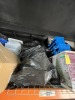BLUE PLASTIC STORAGE BINS - 2